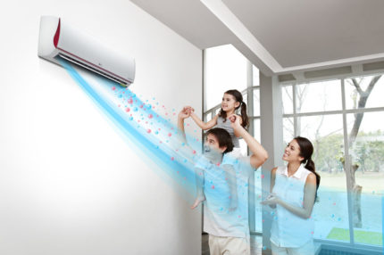 Processed air conditioner flow Processed air conditioner flow