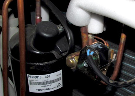Solenoid valve in the scheme of the outdoor module split system Solenoid valve in the scheme of the outdoor module split system