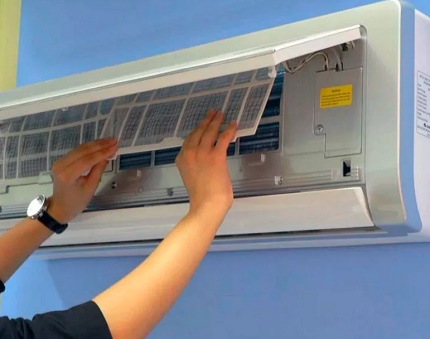Air conditioner electrostatic filter