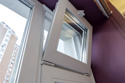 Fenêtre de ventilation Fenêtre de ventilation