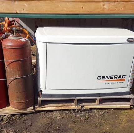 Le générateur de gaz est installé dans la rue Le générateur de gaz est installé dans la rue