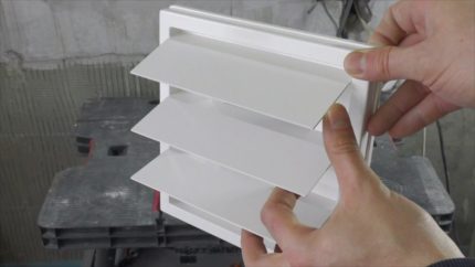 Soupape d'inertie pour la ventilation Soupape d'inertie pour la ventilation