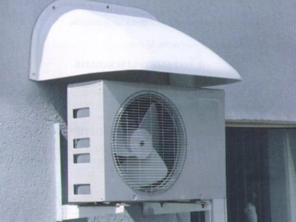 Air conditionné sous la visière Air conditionné sous la visière