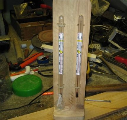 Psychometer of two thermometers Psychometer of two thermometers