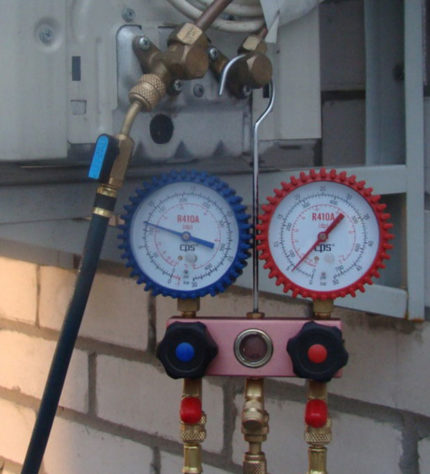 Air conditioner pressure measurement Air conditioner pressure measurement