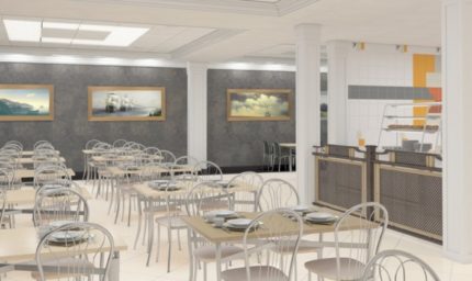 Dining room in the dining room