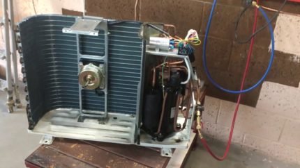 Freon replenishment process