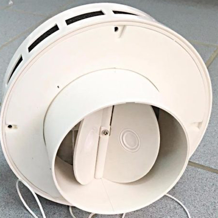 Aksiālais ventilators ar pretvārstu Aksiālais ventilators ar pretvārstu