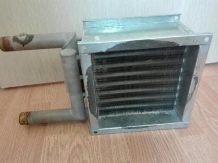 Water heater for ventilation Water heater for ventilation