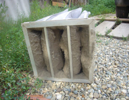Dirty ventilation filter Dirty ventilation filter