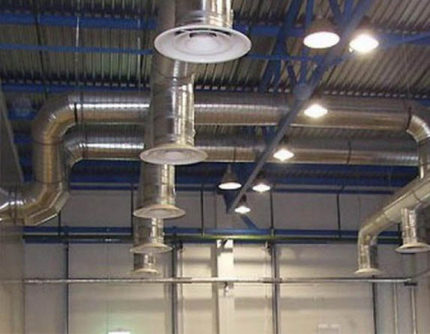 Open ventilation system Open ventilation system