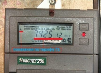 Lectures de compteur