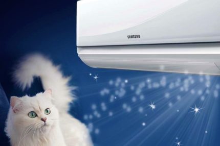Distribution d'air par Samsung split system Distribution d'air par Samsung split system